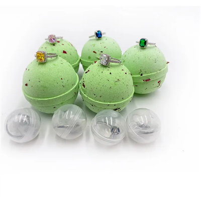 Lētas vannas bumbas ar gredzeniem